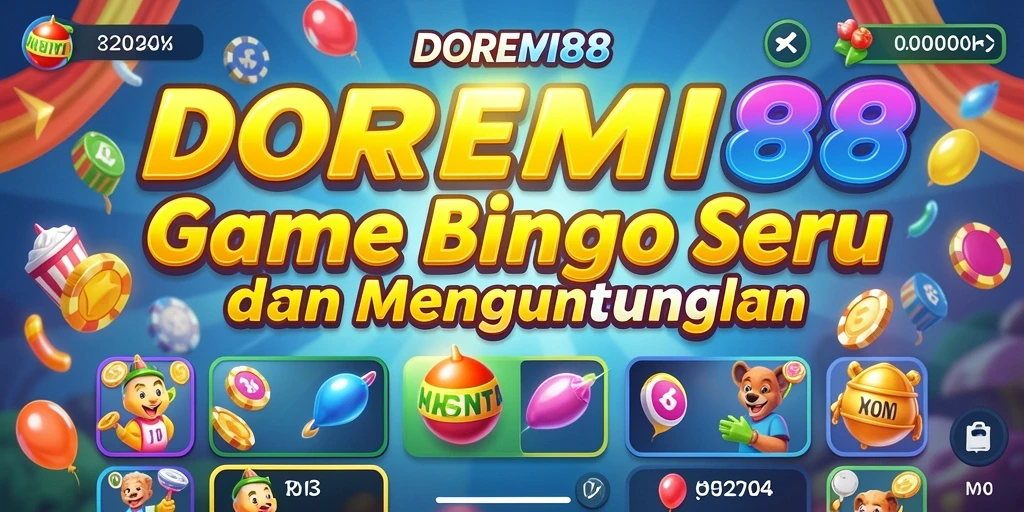 Tampilan screenshot permainan Bingo yang menarik di DOREMI88.