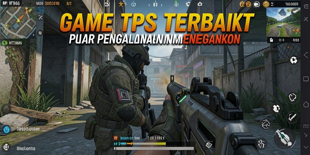 Gameplay mendebarkan MT966 dengan aksi tembak-menembak yang seru.