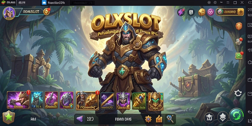 Screenshot gameplay OLXSLOT yang menarik dan penuh aksi RPG.