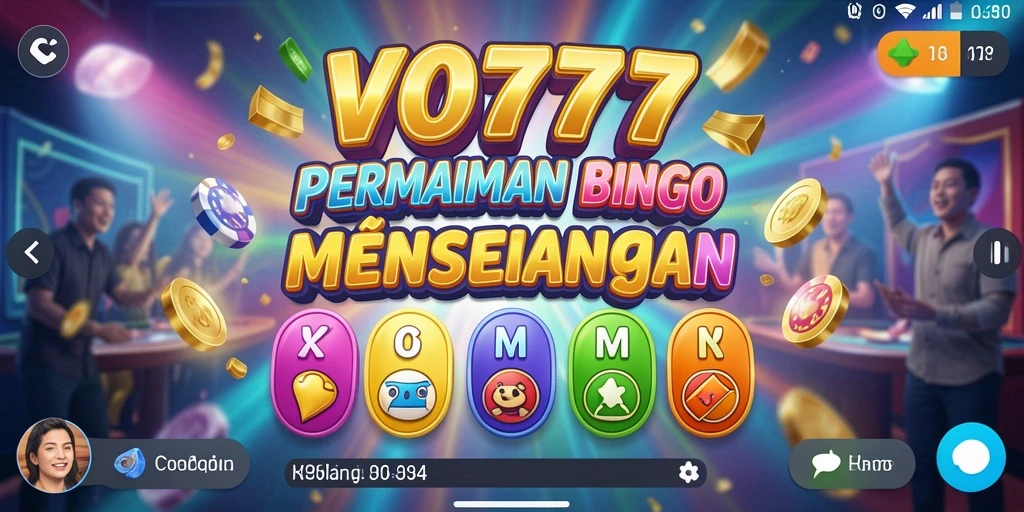 Gameplay Bingo yang seru dan penuh warna di VO777.